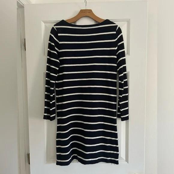 J. Crew Maritime Navy White Stripe Anchor Dress - Picture 4 of 7